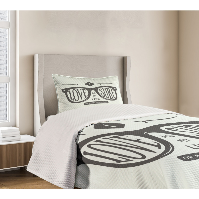 I Love Surf as My Life Bedspread Set