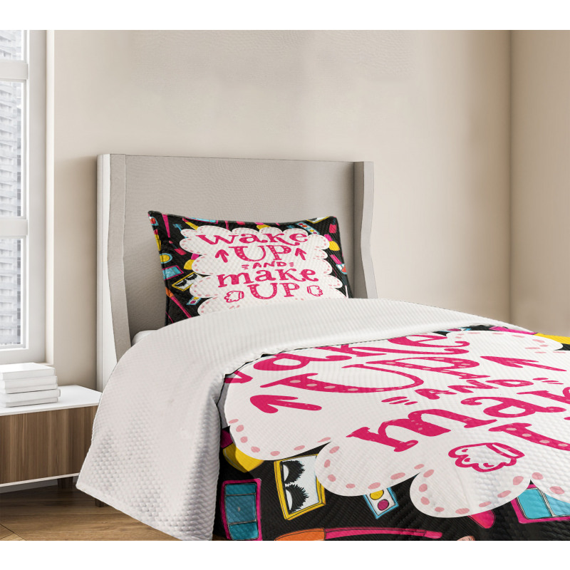 Witty Wake Make Bedspread Set