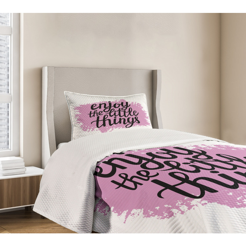 Uplifting Words of Wisdom Bedspread Set