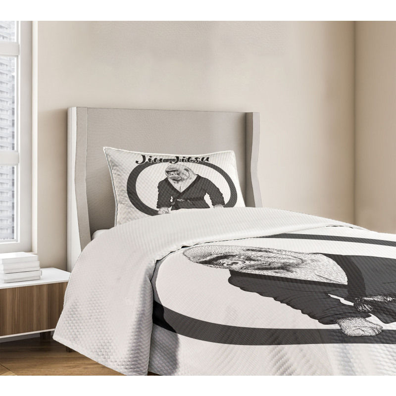 Wrestler Gorilla Bedspread Set