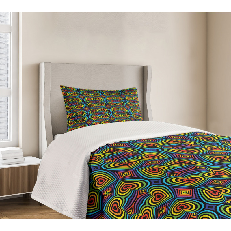 Seventies Hippie Bedspread Set