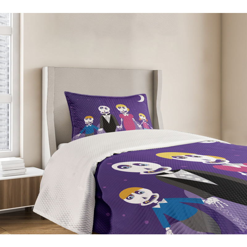 Family of Ghosts Bedspread Set