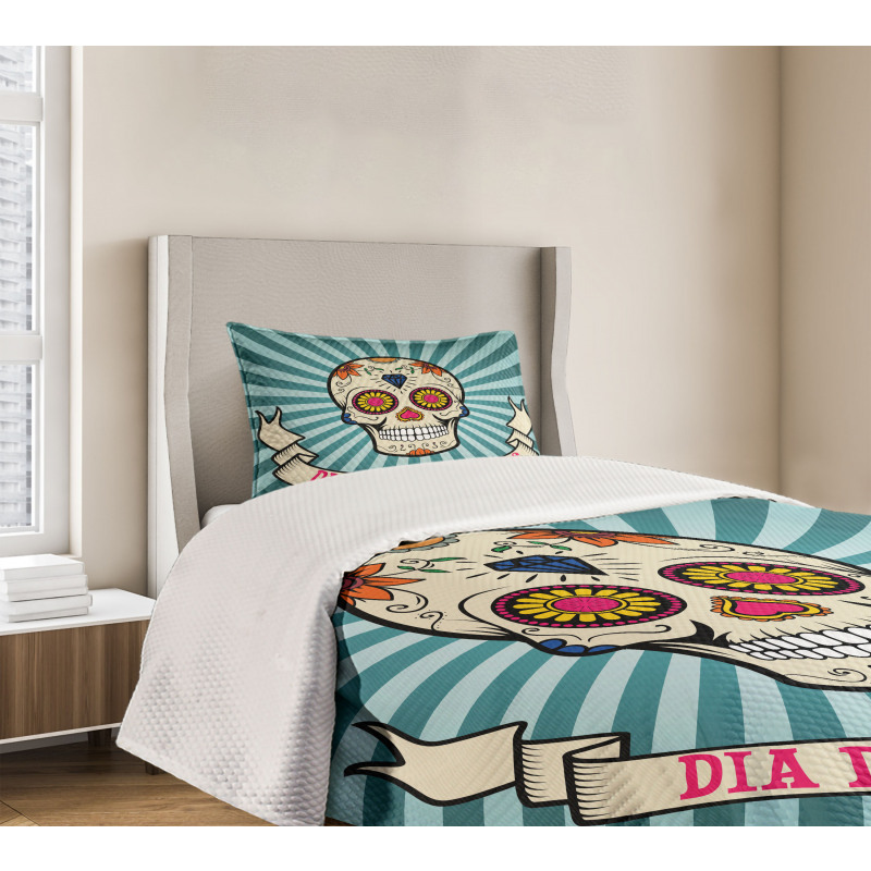 Diamond and Heart Bedspread Set