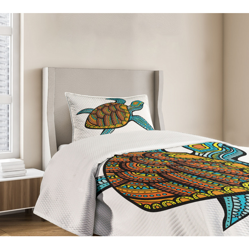 Tropical Pattern Bedspread Set