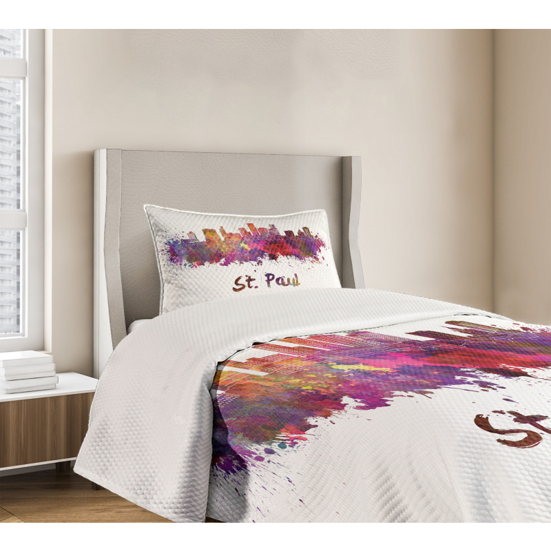 Saint Paul Skyline Bedspread Set