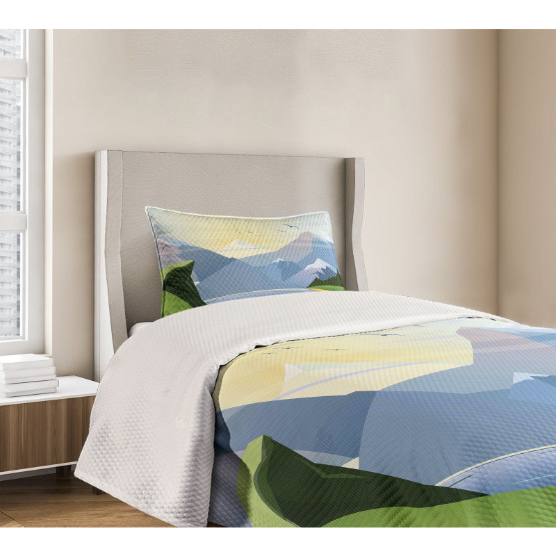 Refreshing Outdoors Bedspread Set