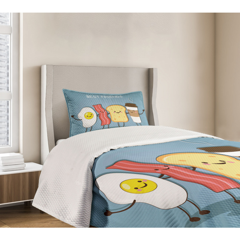 Morning Best Friends Bedspread Set