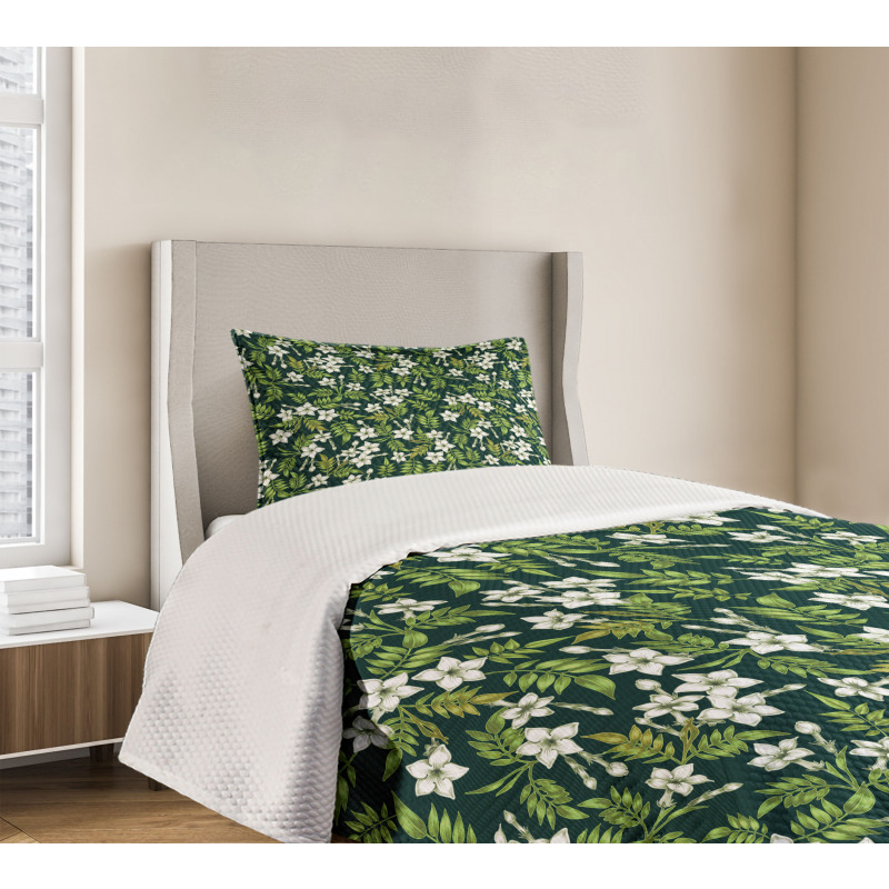 Awakening Floral Buds Bedspread Set