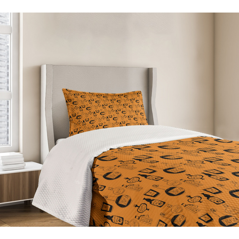 Halloween Potions Bedspread Set