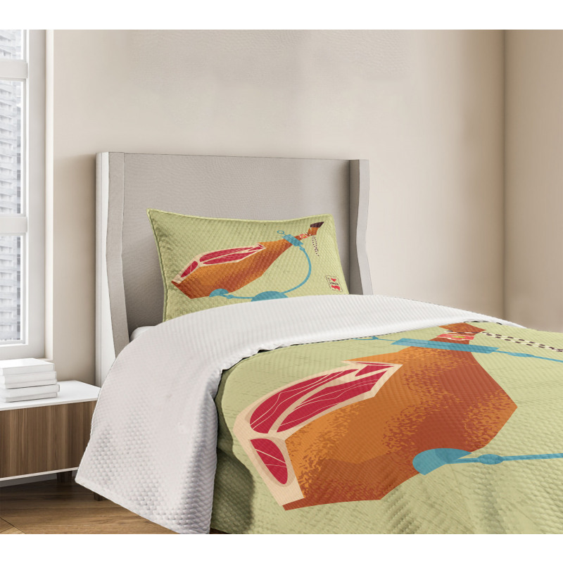 Dry-Cured Spanish Ham Bedspread Set