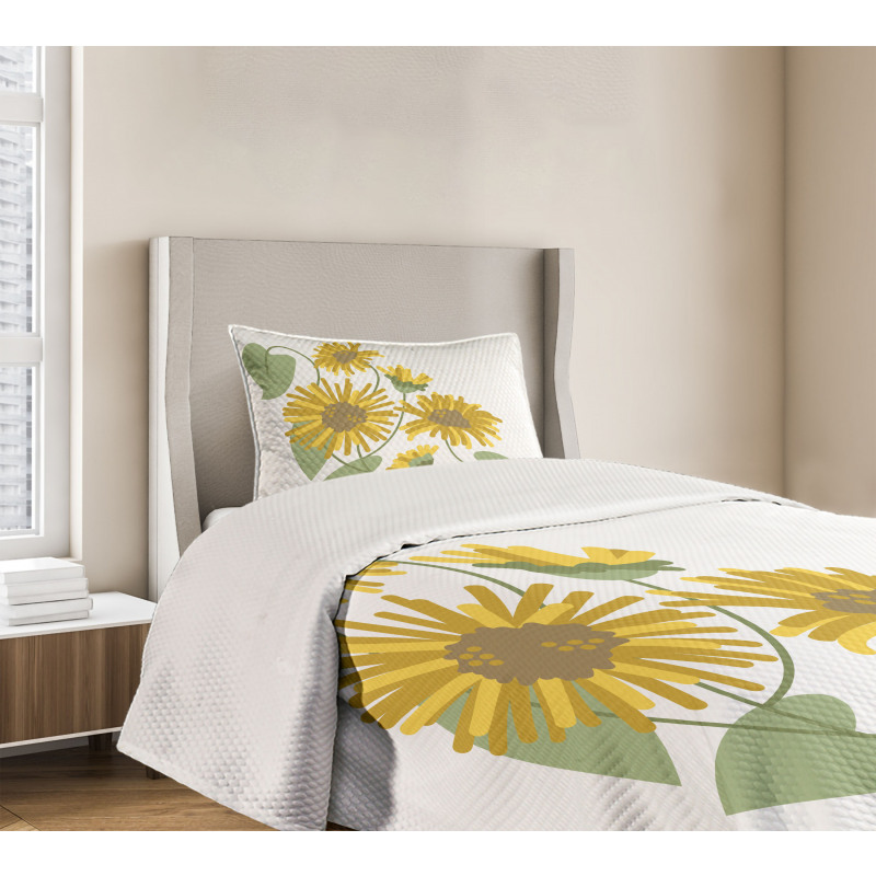 Bedding Plants Artwork Bedspread Set