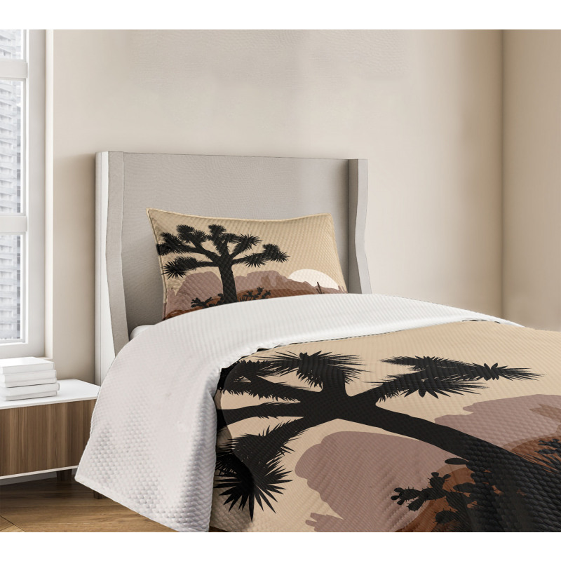 Joshua Tree Morning Scene Bedspread Set