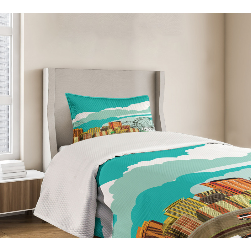 Downtown Panaroma Bedspread Set