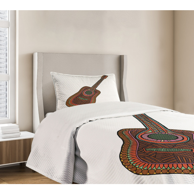 Acoustic Guitar Bedspread Set