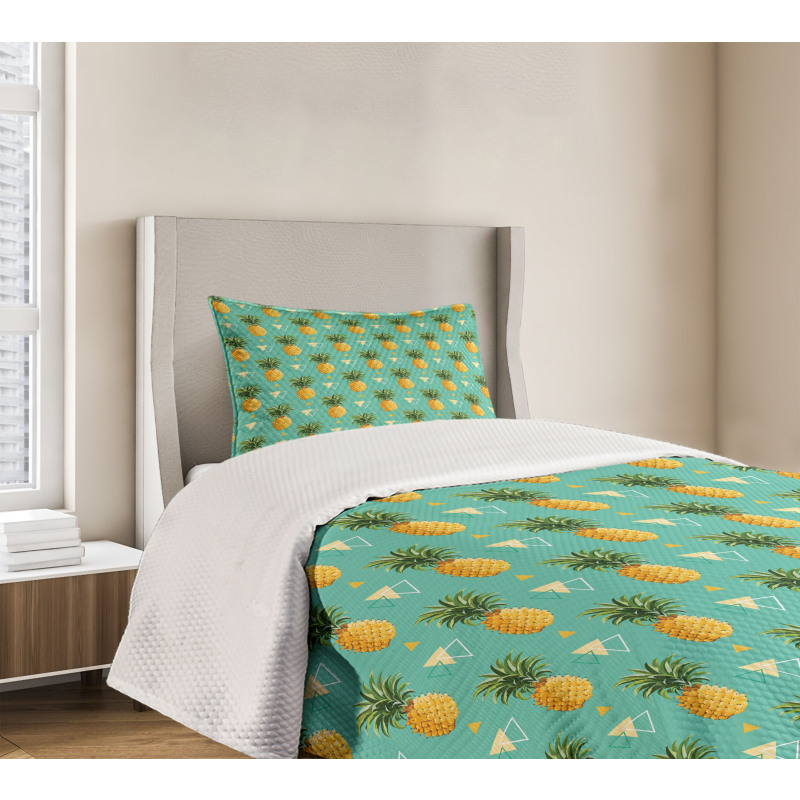 Hipster Fruits Bedspread Set