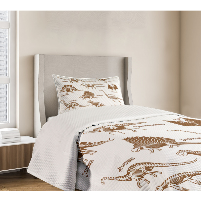 Reptile Dinos Bedspread Set