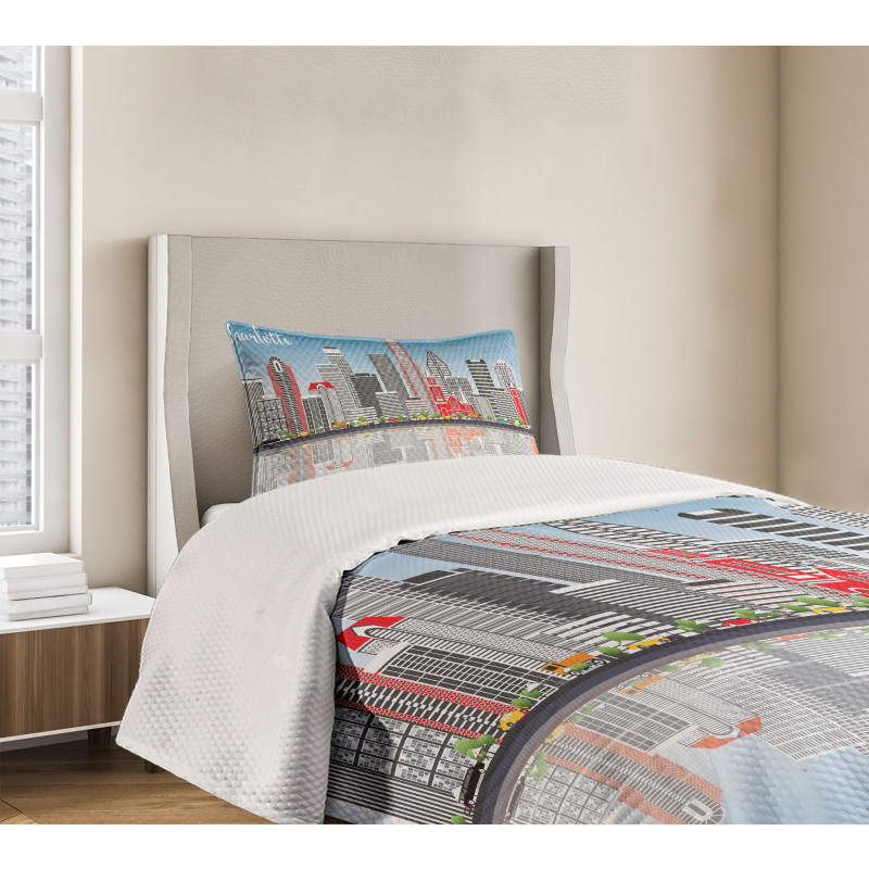 Charlotte Skyline Bedspread Set