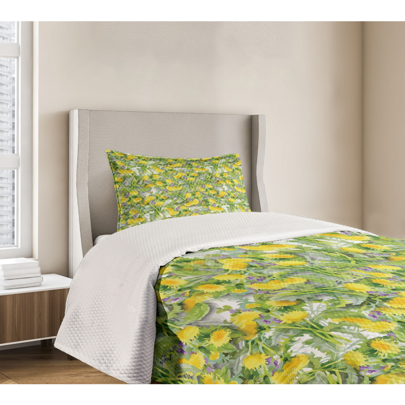 Pile of Chrysanthemum Buds Bedspread Set