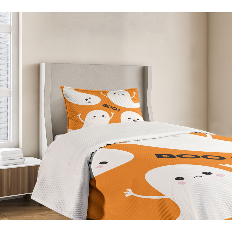 Flying Ghost Spirit Character Bedspread Set