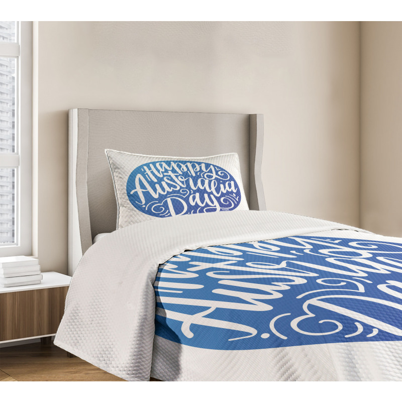 Swirls and Dots Bedspread Set