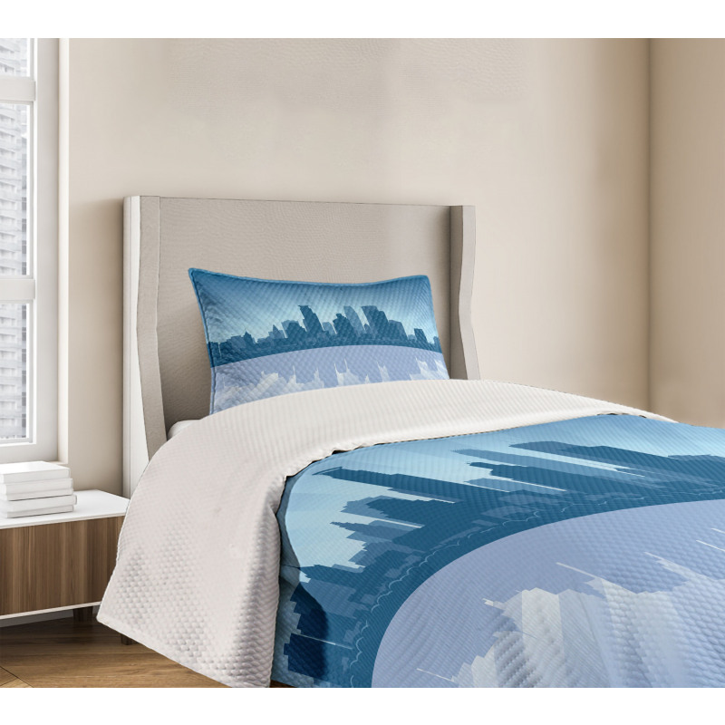 Minneapolis Silhouette Bedspread Set