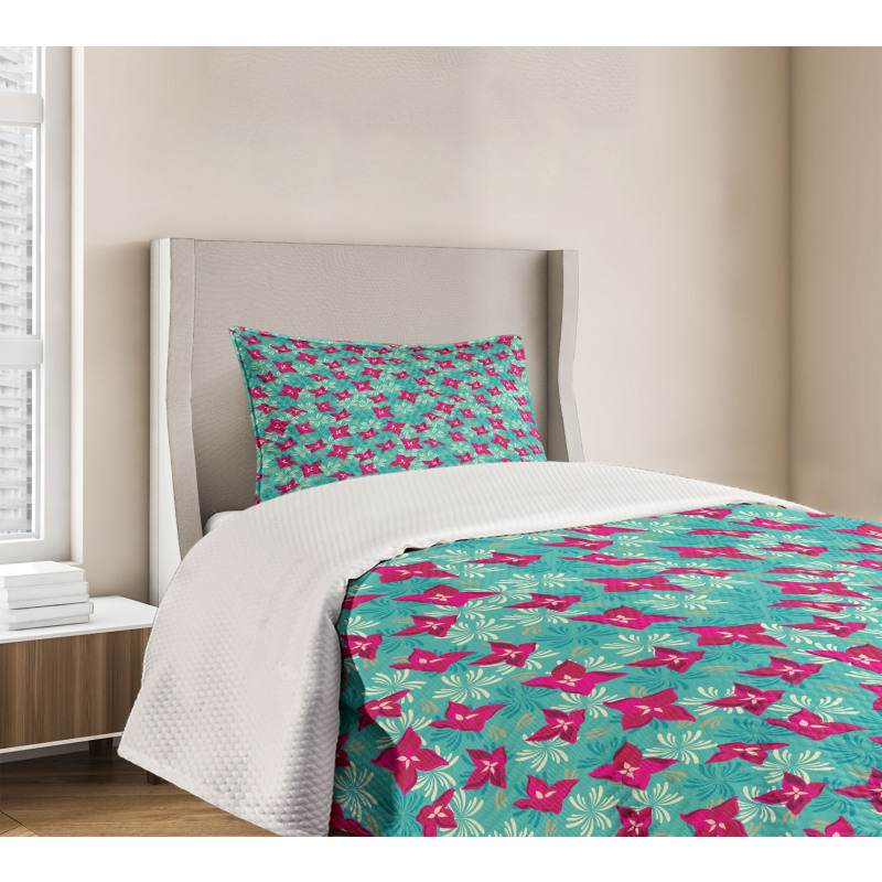 Spring Season Flourish Field Bedspread Set