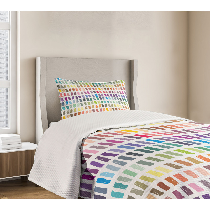 Contemporary Modern Art Bedspread Set