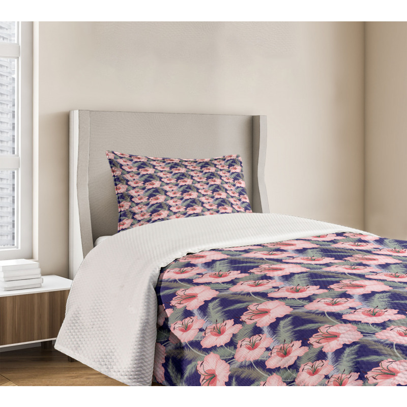 Blooming Flowers Composition Bedspread Set