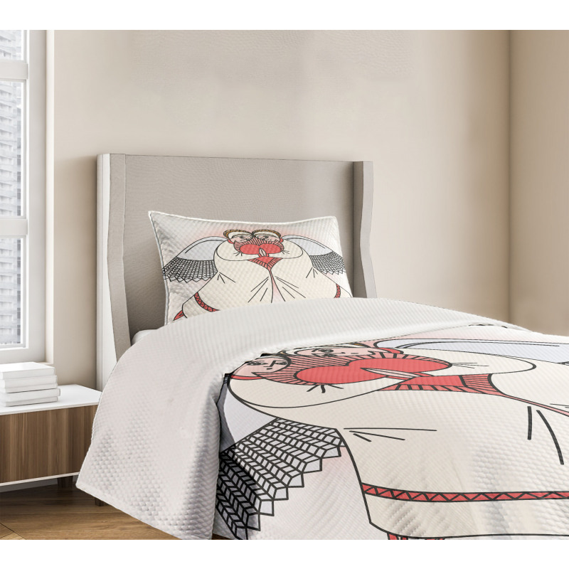 Themed Artwork Bedspread Set