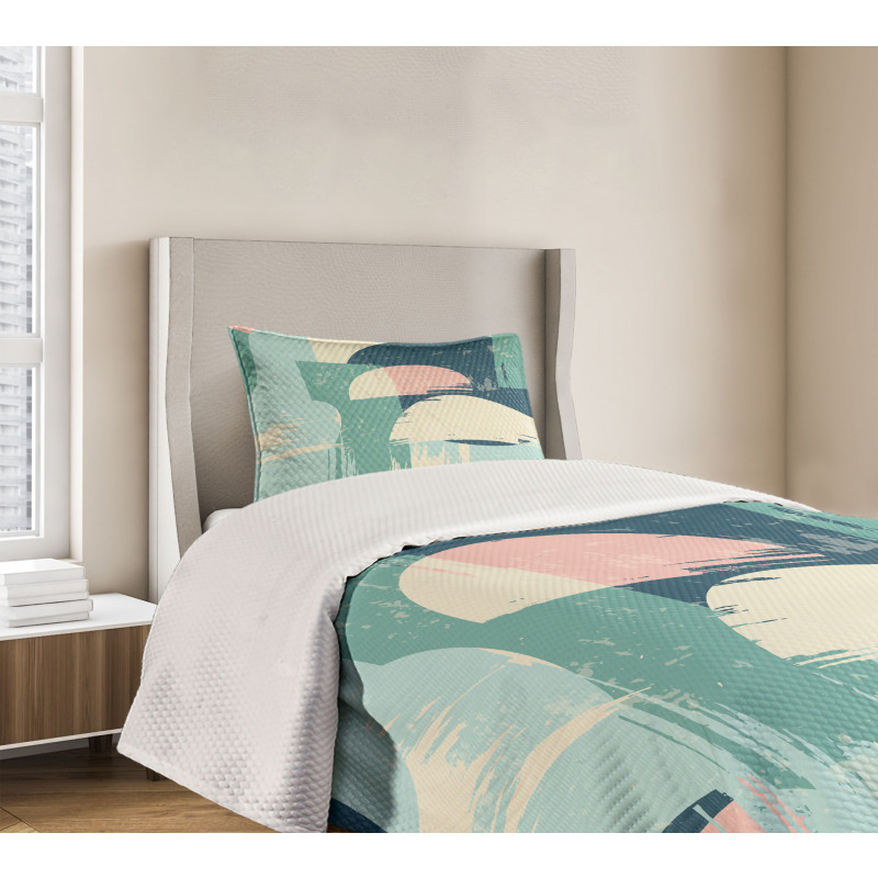 Modern Style Abstraction Bedspread Set