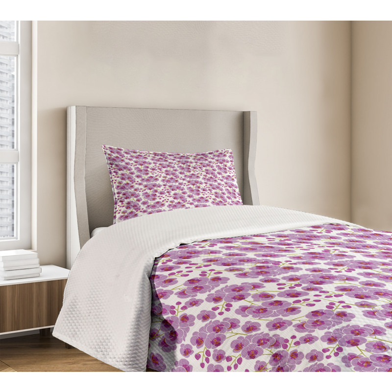 Floral Branches Meadow Bedspread Set