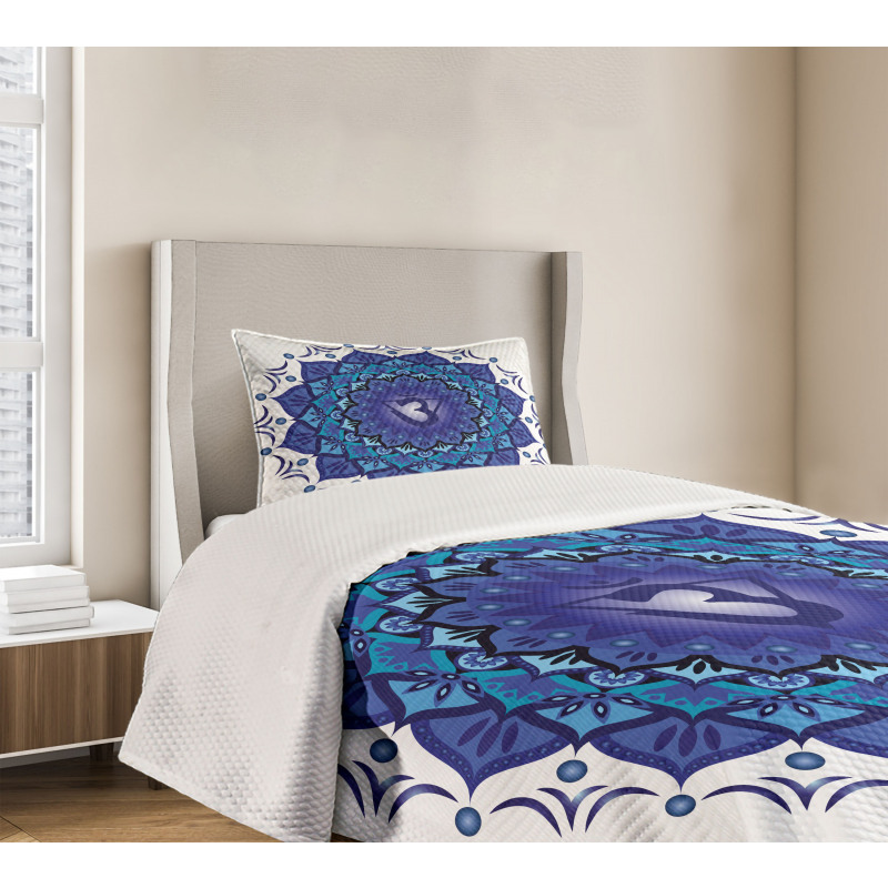 Lotus Ajna Chakra Yoga Bedspread Set