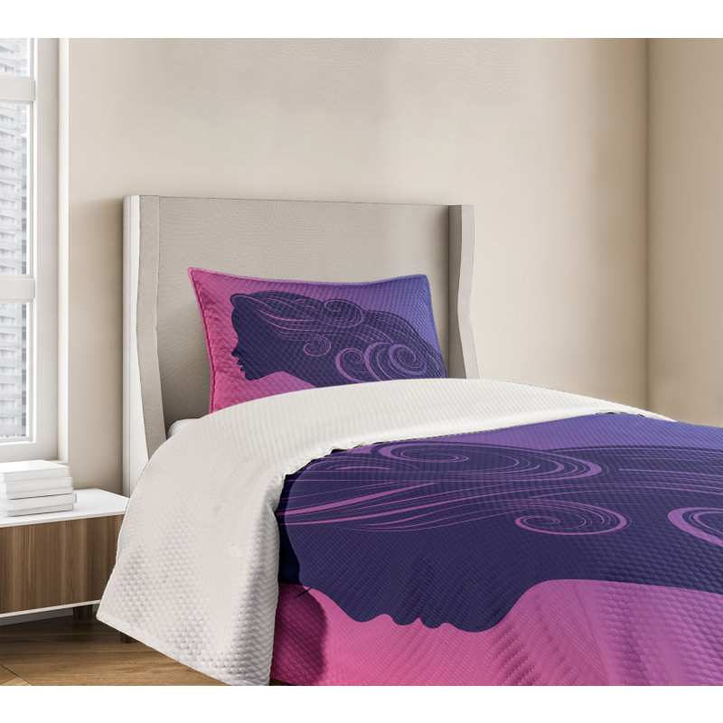 Gradient Background Bedspread Set