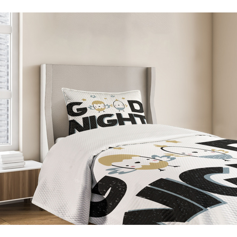 Night and Nesting Eggs Bedspread Set