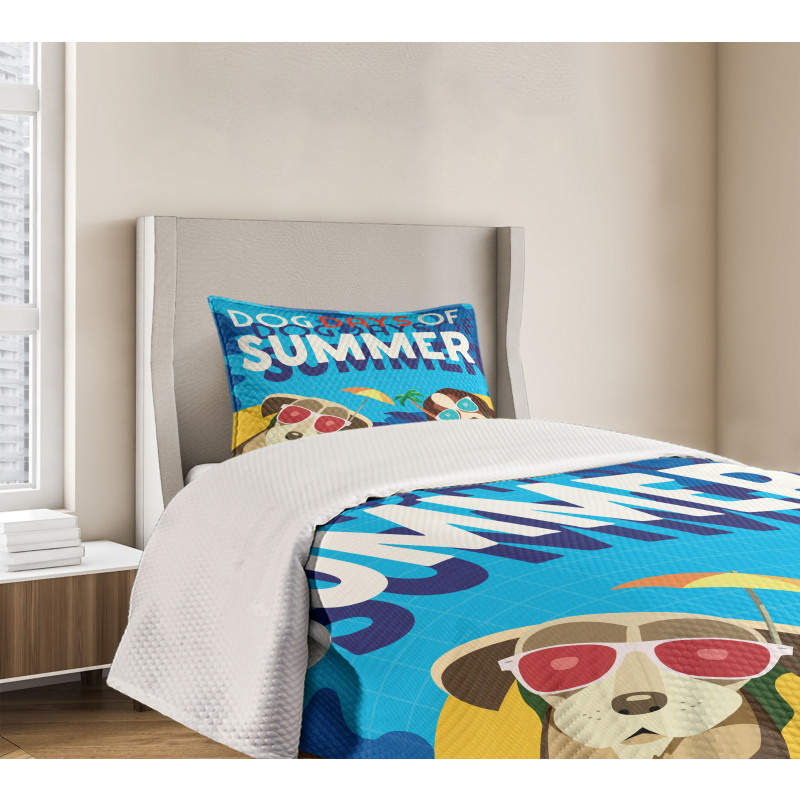 Dogs Days of Summer Bedspread Set