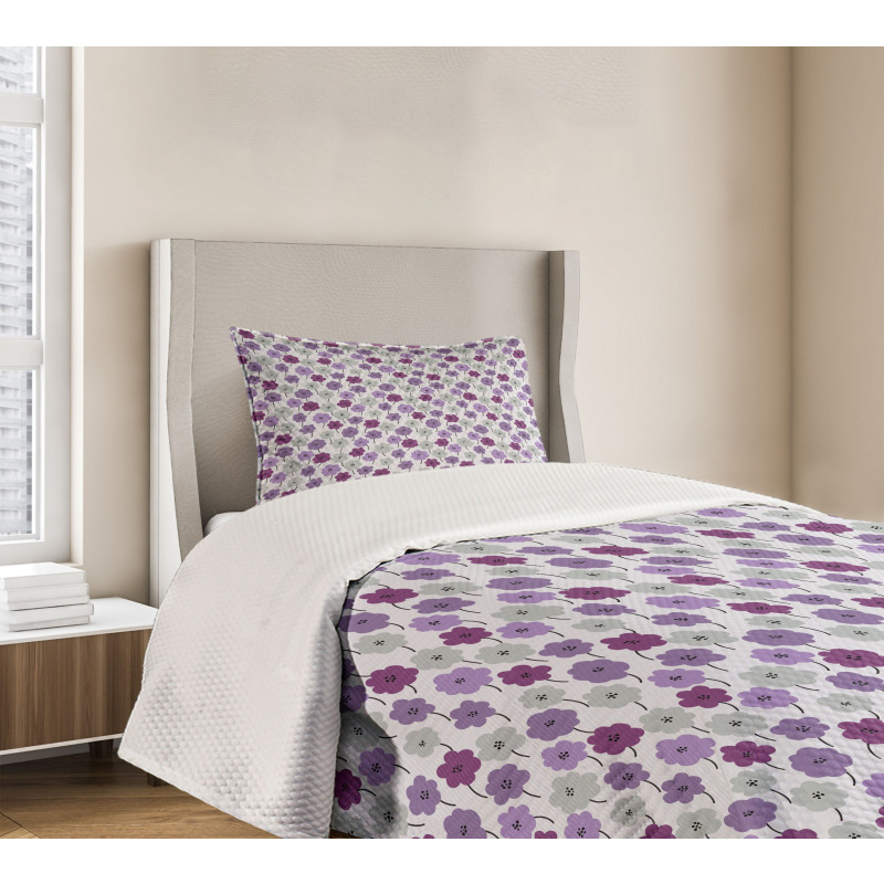 Blossoming Flowers Bedspread Set