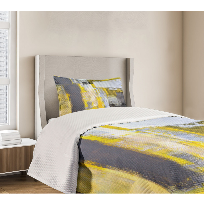 Abstract Painting Bedspread Set