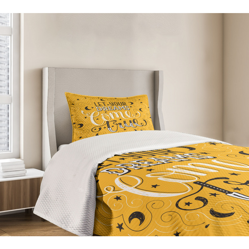 Let Your Dreams Come True Bedspread Set