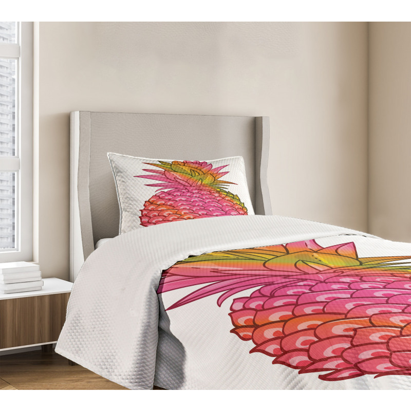 Tropical Organic Fruit Bedspread Set