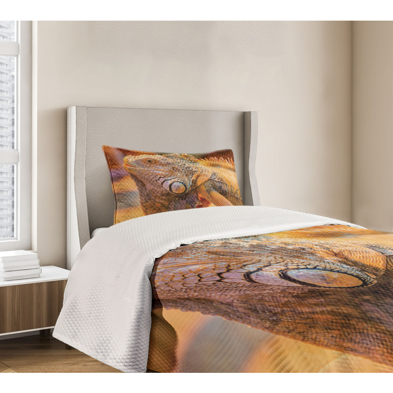 Caribbean Arboreal Animal Bedspread Set