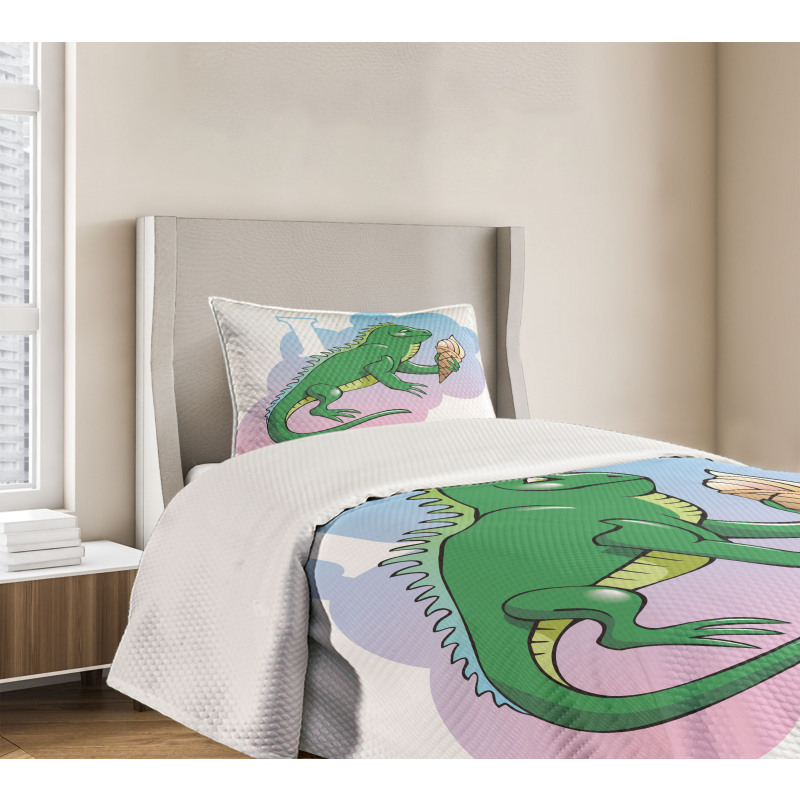 Animal in Nursery Cartoon Bedspread Set