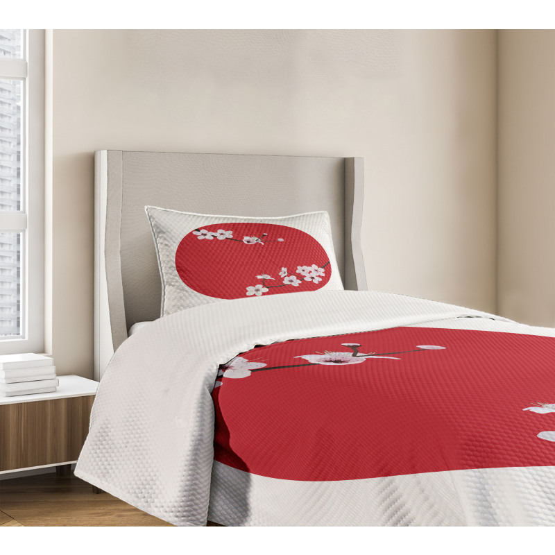 Orient Tree Cherry Bedspread Set