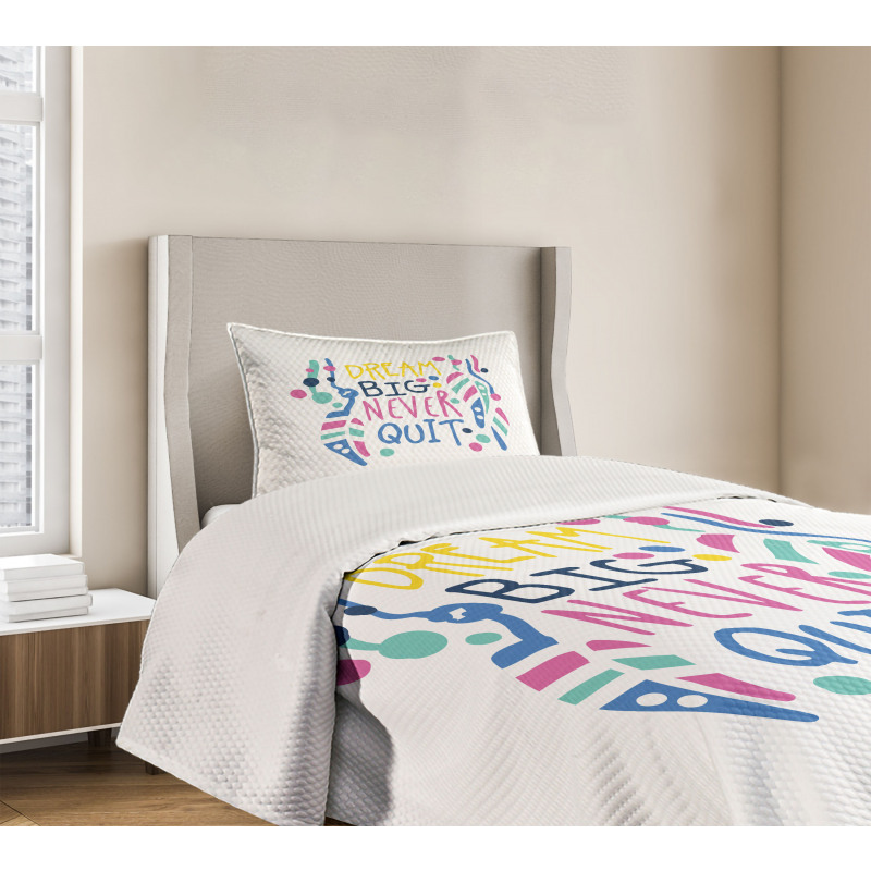 Abstract Shapes Nursery Theme Bedspread Set