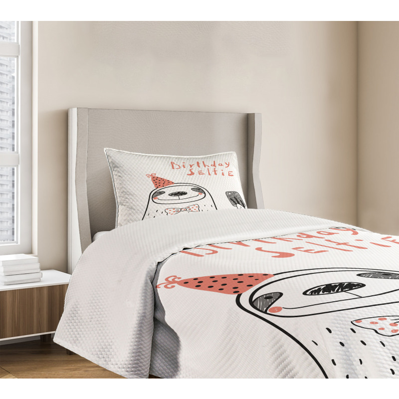 Self Portrait Smile Bedspread Set