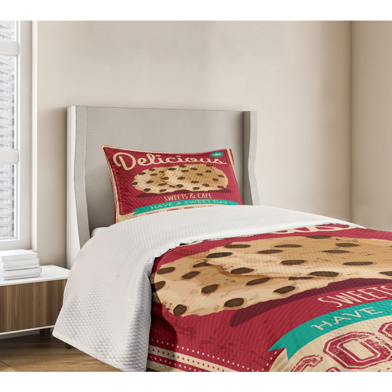 Chocolate Chip on a Poster Bedspread Set