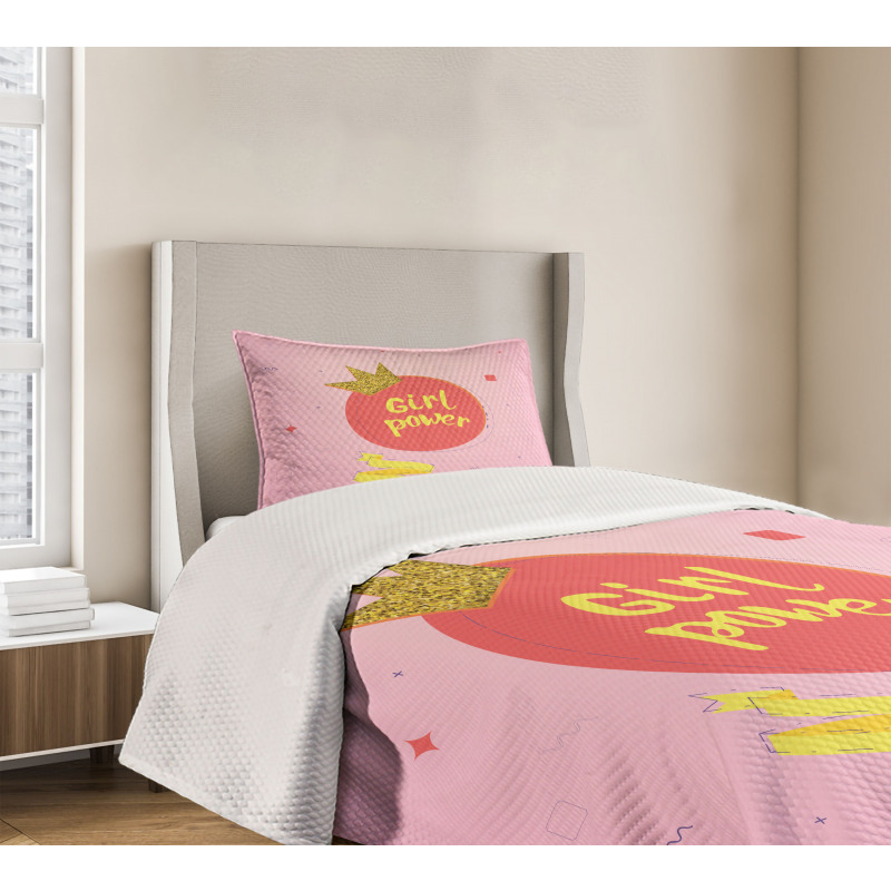 Iconic Design Crown Bedspread Set