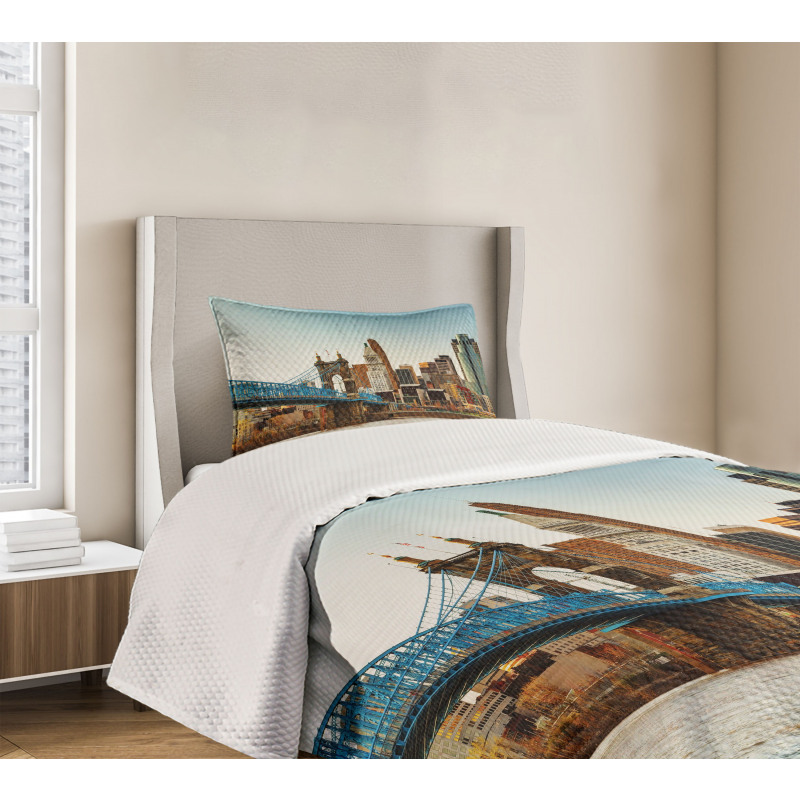 Citylife Panoramic Real Bedspread Set