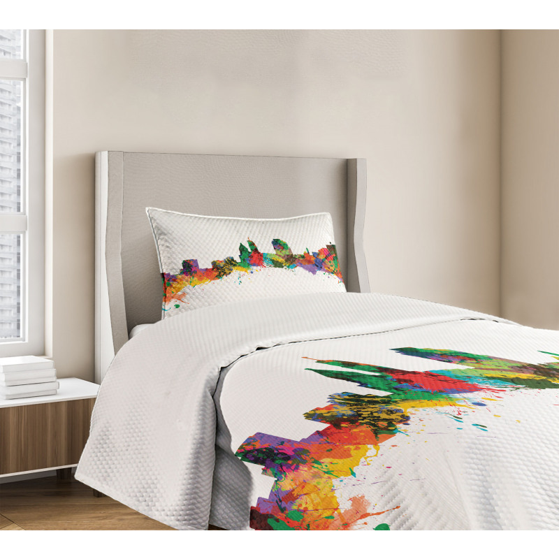 Strokes of a Paintbrush Bedspread Set