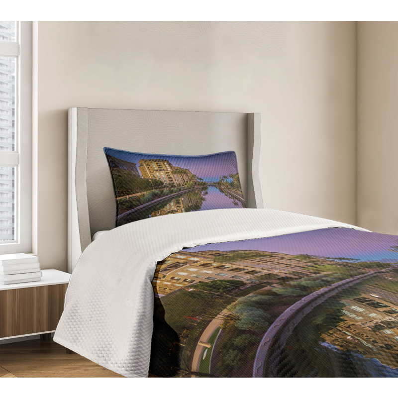 Az Canal Architecture Dusk Bedspread Set