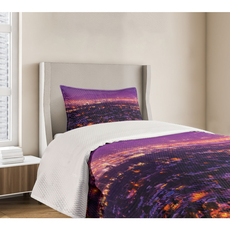 Night Panorama of Phoenix Bedspread Set